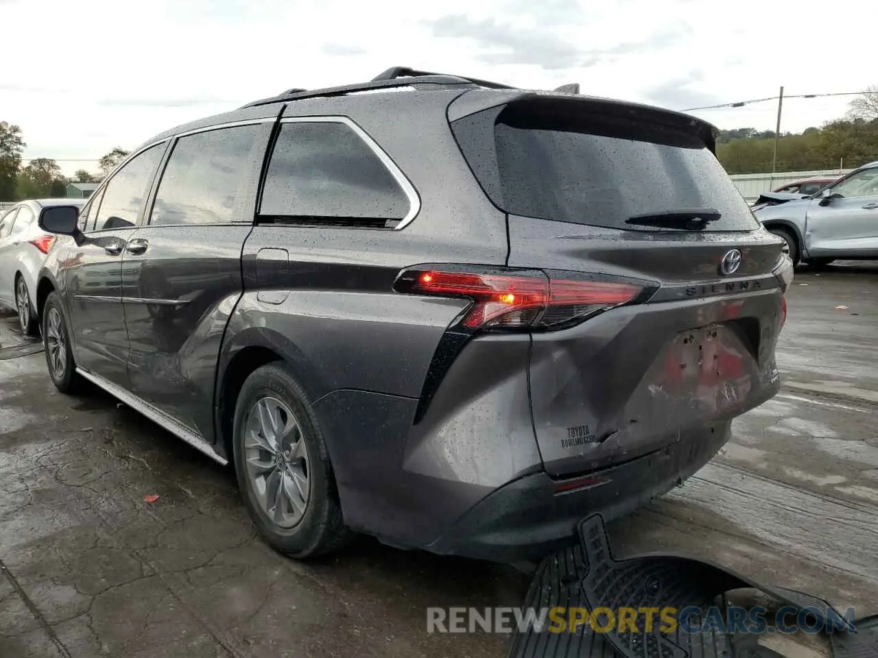 2 fotografías del automóvil dañado 5TDYRKEC0NS134521 TOYOTA All Models 2022