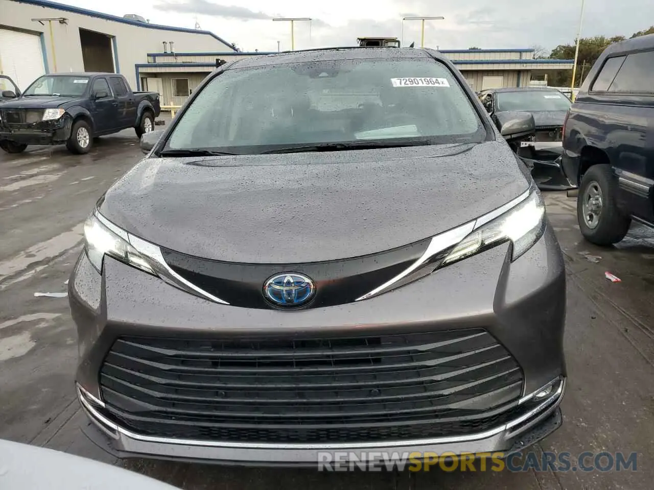 5 fotografías del automóvil dañado 5TDYRKEC0NS134521 TOYOTA All Models 2022