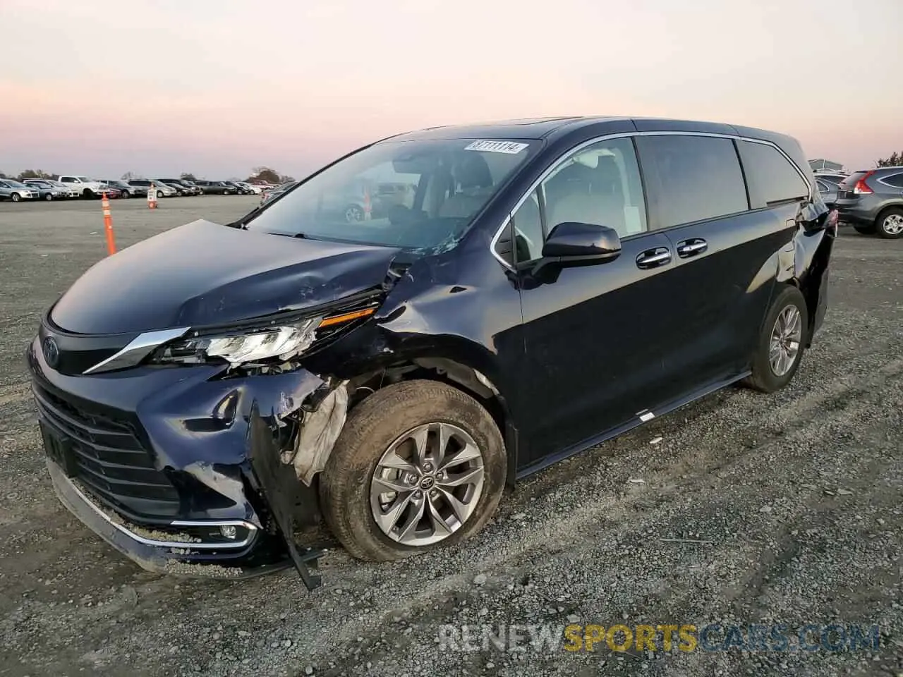 1 fotografías del automóvil dañado 5TDYRKEC8NS091935 TOYOTA All Models 2022