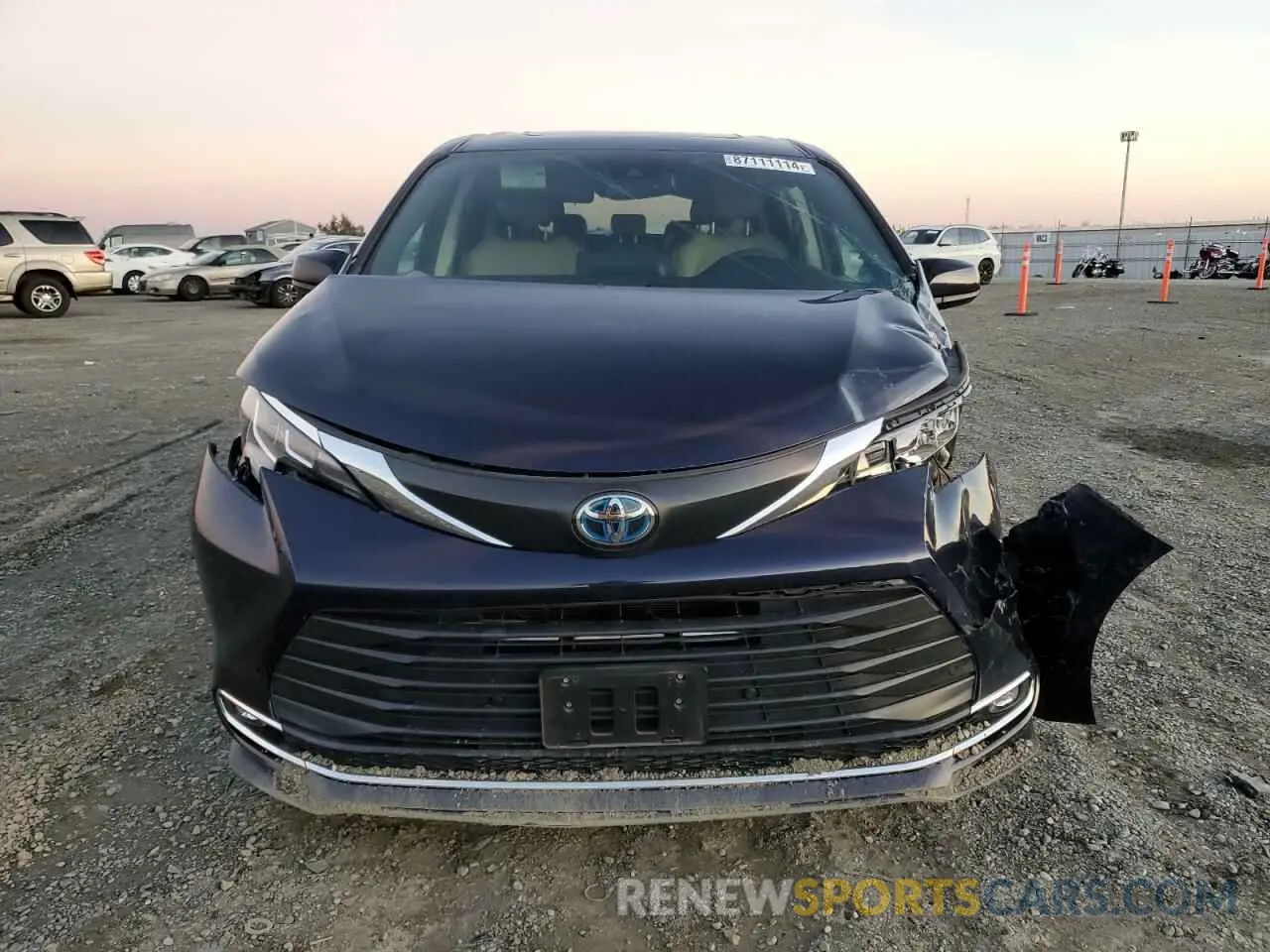 5 fotografías del automóvil dañado 5TDYRKEC8NS091935 TOYOTA All Models 2022