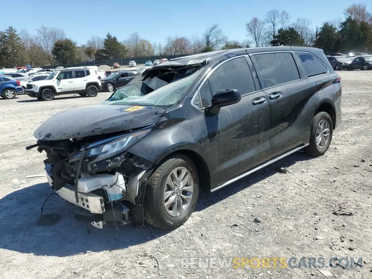 1 fotografías del automóvil dañado 5TDYRKEC8NS106689 TOYOTA All Models 2022