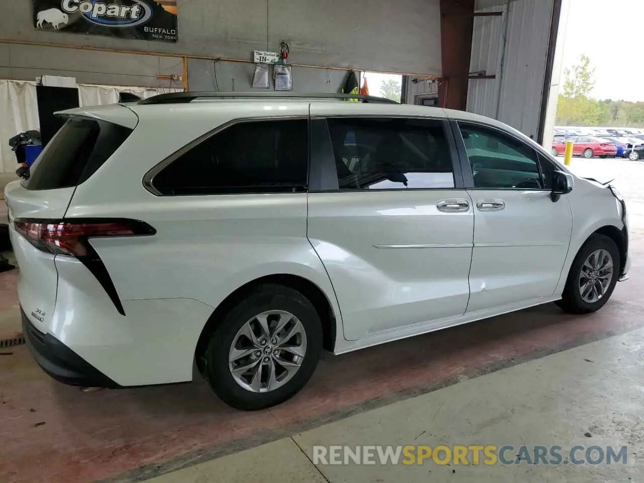 3 fotografías del automóvil dañado 5TDYSKFC5NS066266 TOYOTA All Models 2022