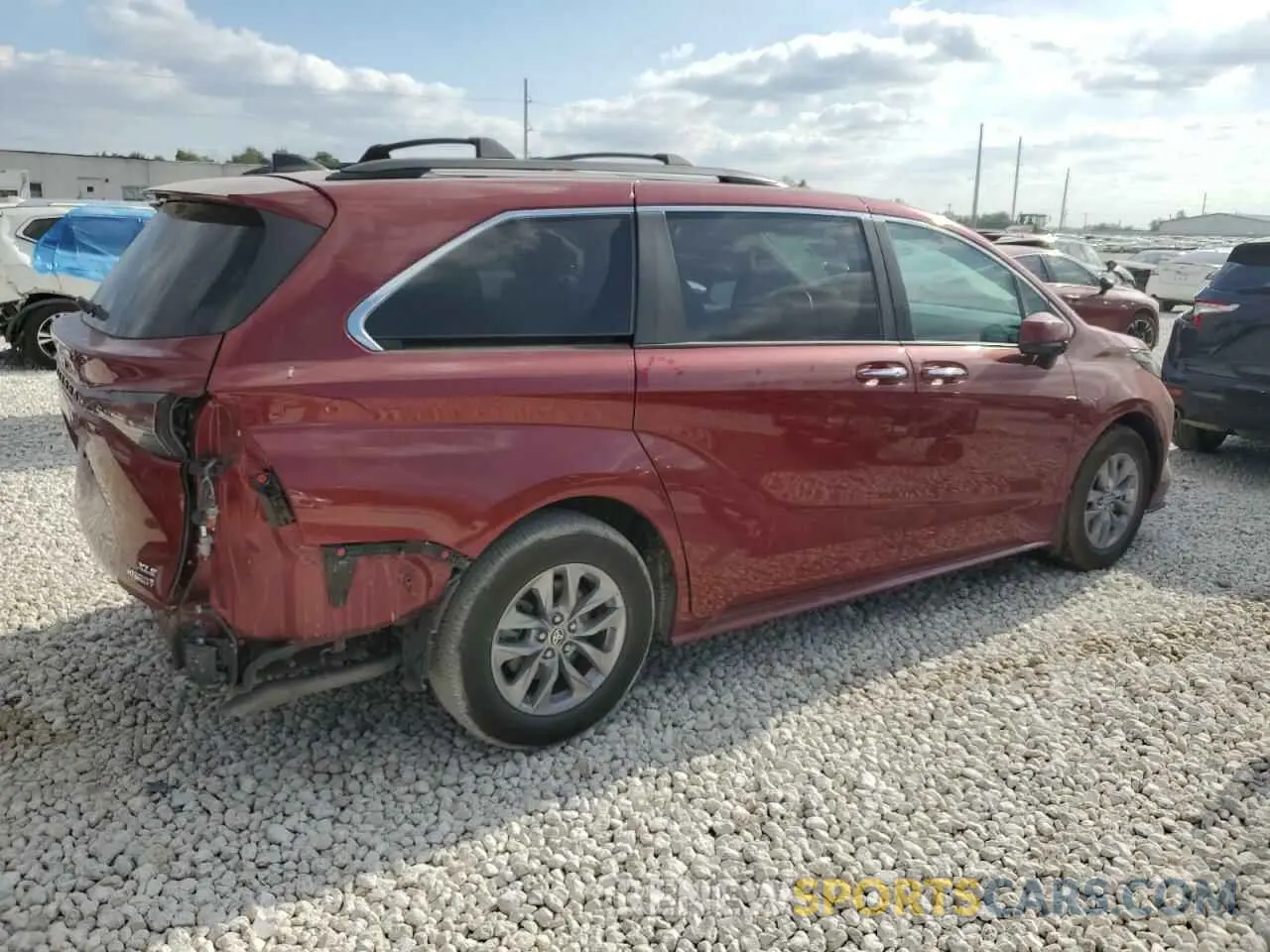 3 fotografías del automóvil dañado 5TDYRKEC7PS140450 TOYOTA All Models 2023