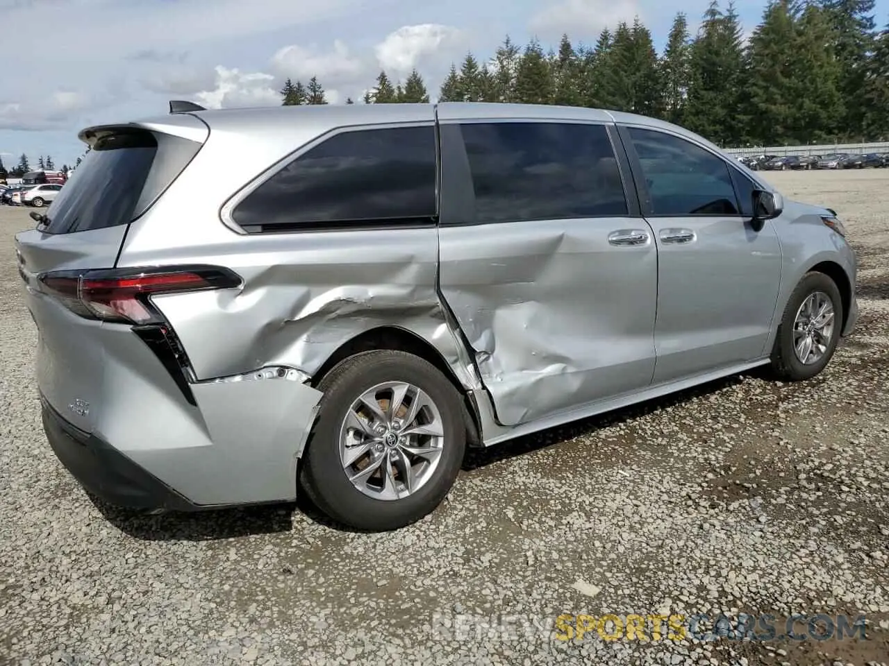 3 fotografías del automóvil dañado 5TDYSKFC8PS077927 TOYOTA All Models 2023