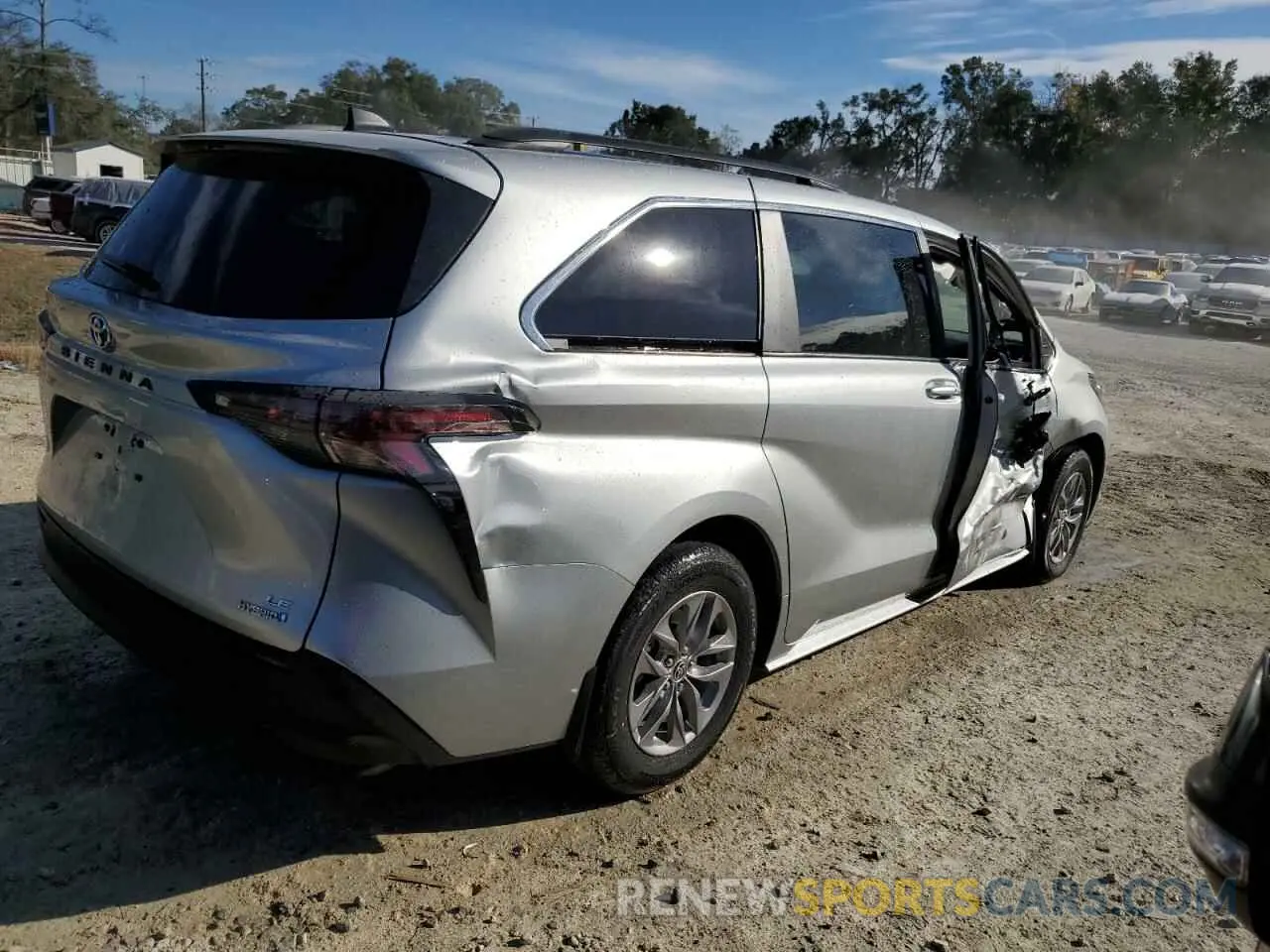 3 fotografías del automóvil dañado 5TDKRKEC3RS223978 TOYOTA All Models 2024