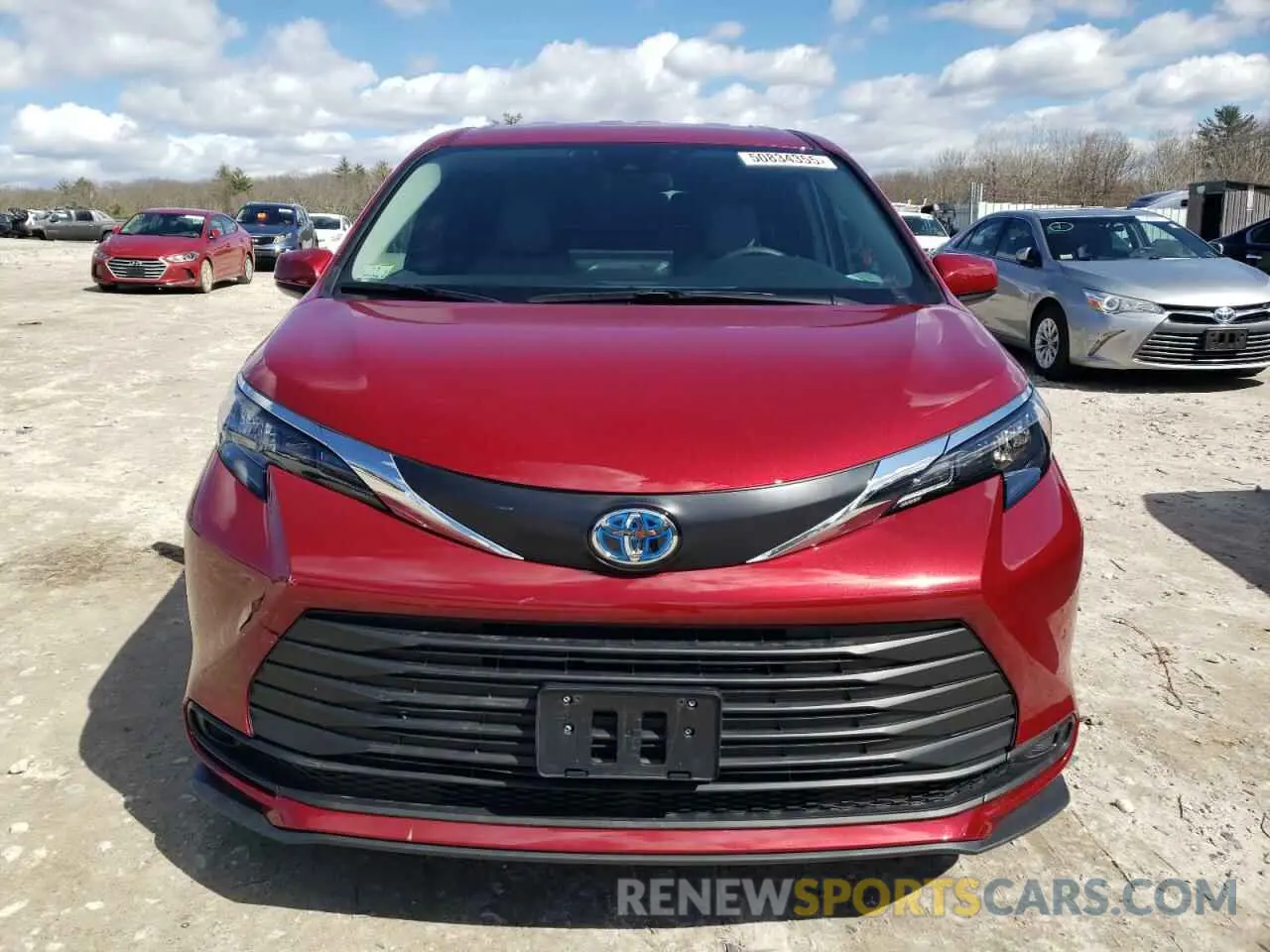 5 fotografías del automóvil dañado 5TDKSKFC6SS159587 TOYOTA All Models 2025