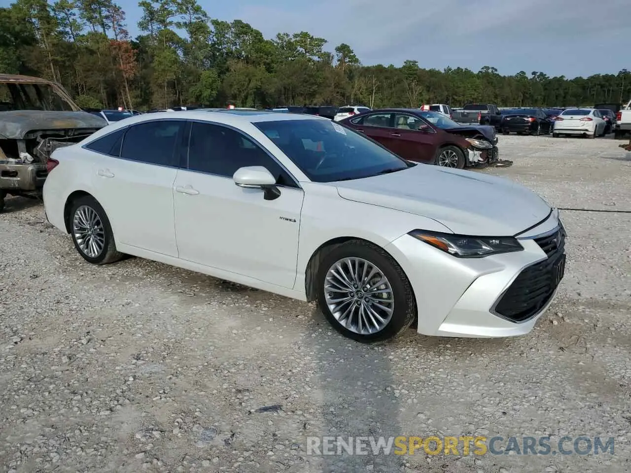 4 fotografías del automóvil dañado 4T1B21FB1KU010609 TOYOTA AVALON 2019