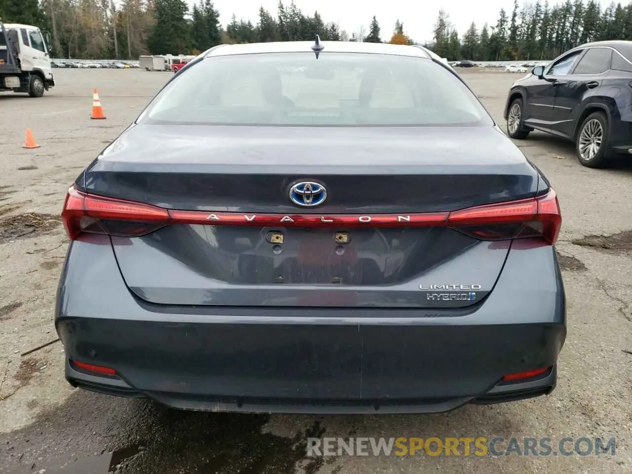 6 fotografías del automóvil dañado 4T1B21FB2KU005483 TOYOTA AVALON 2019