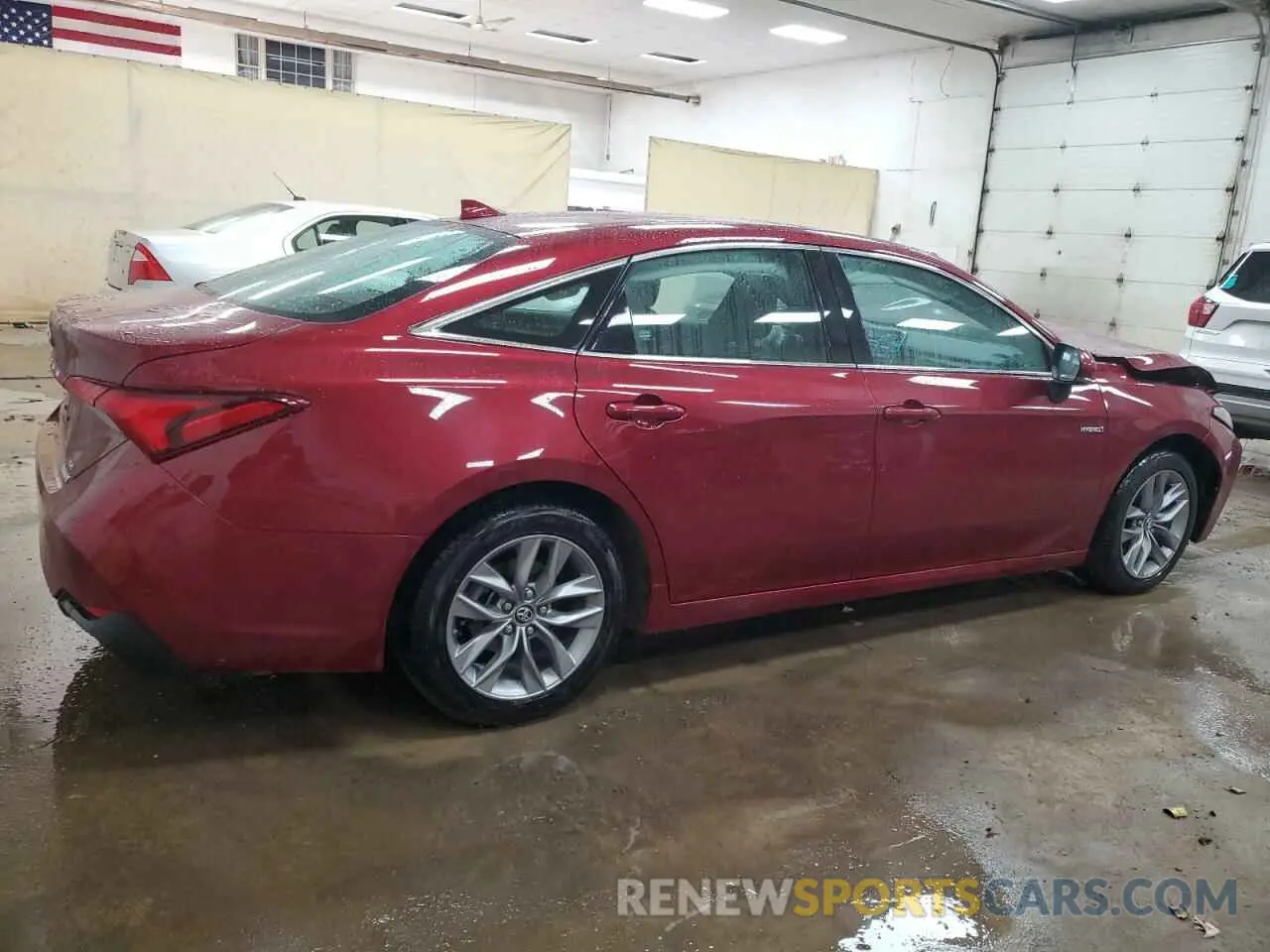 3 fotografías del automóvil dañado 4T1B21FB3KU006643 TOYOTA AVALON 2019