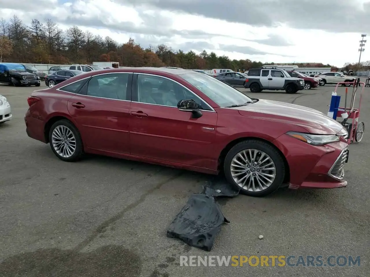 4 fotografías del automóvil dañado 4T1B21FB5KU009138 TOYOTA AVALON 2019