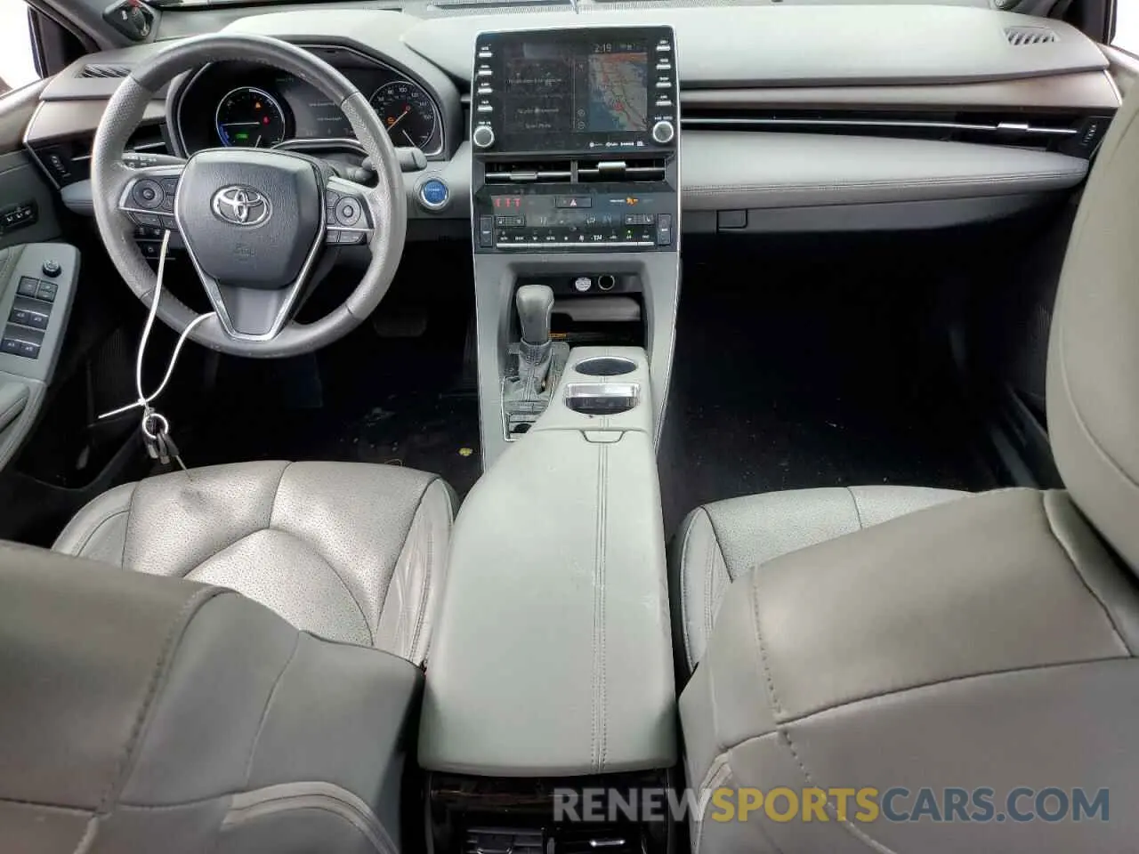 8 fotografías del automóvil dañado 4T1B21FB5KU009138 TOYOTA AVALON 2019
