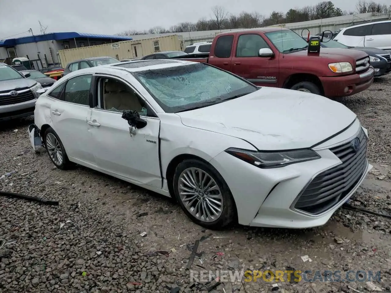4 fotografías del automóvil dañado 4T1B21FB6KU005633 TOYOTA AVALON 2019