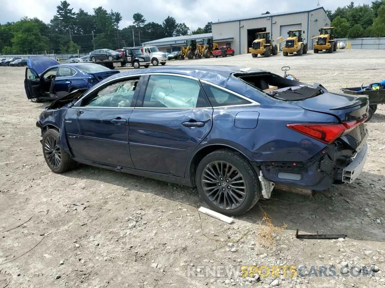 2 fotografías del automóvil dañado 4T1B21FB6KU006927 TOYOTA AVALON 2019