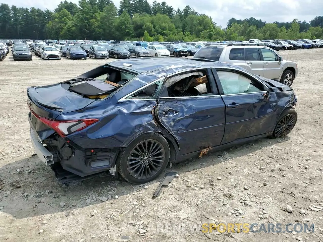 3 fotografías del automóvil dañado 4T1B21FB6KU006927 TOYOTA AVALON 2019