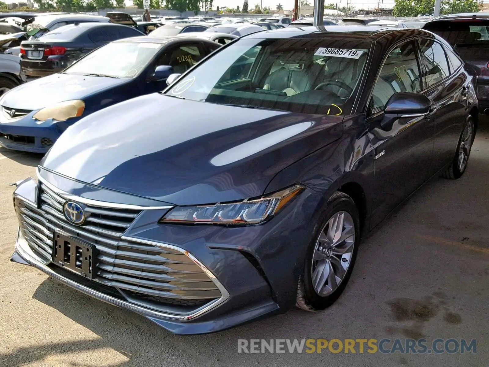 2 fotografías del automóvil dañado 4T1B21FB9KU004122 TOYOTA AVALON 2019