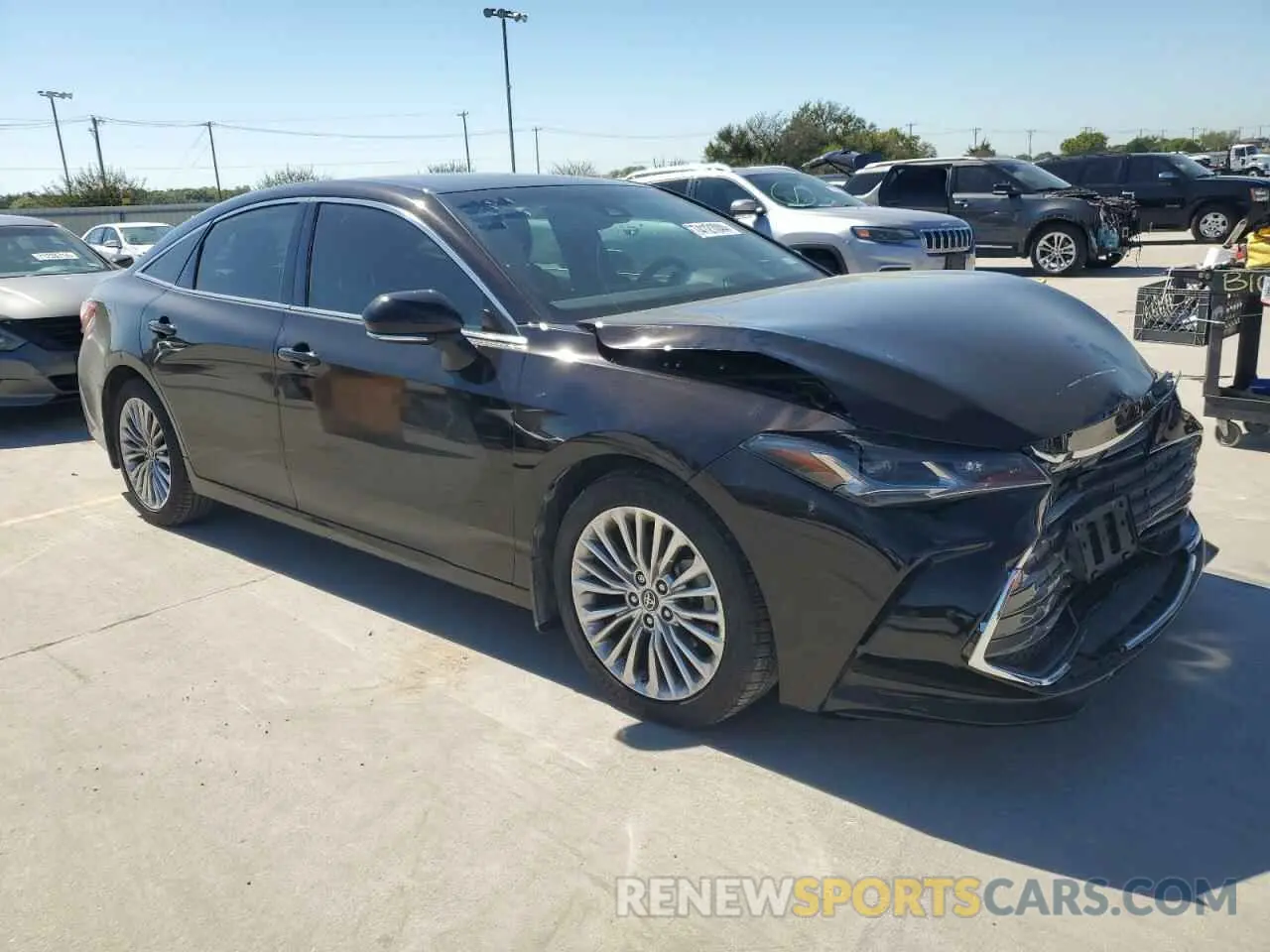 4 fotografías del automóvil dañado 4T1BZ1FB0KU025176 TOYOTA AVALON 2019