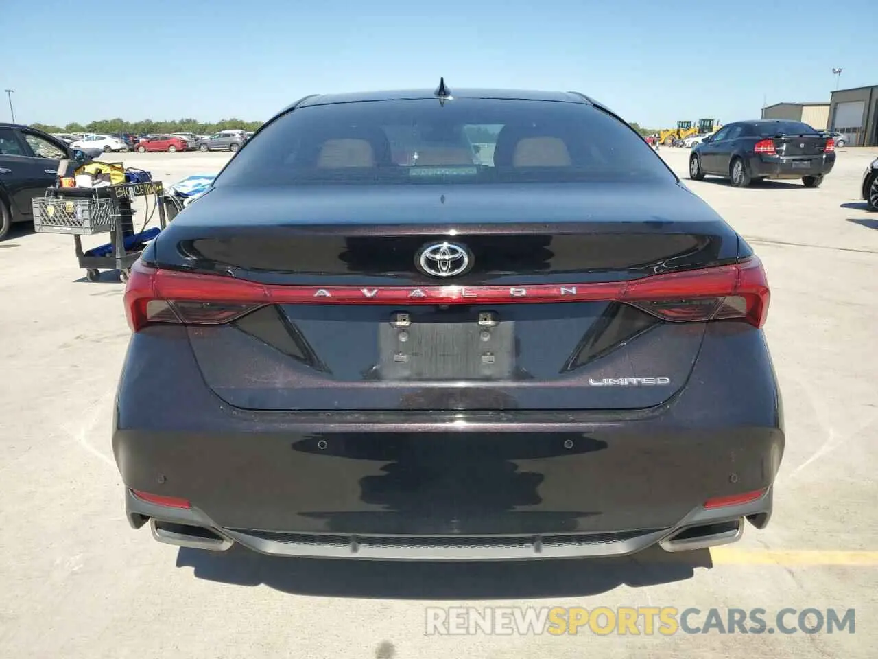 6 fotografías del automóvil dañado 4T1BZ1FB0KU025176 TOYOTA AVALON 2019
