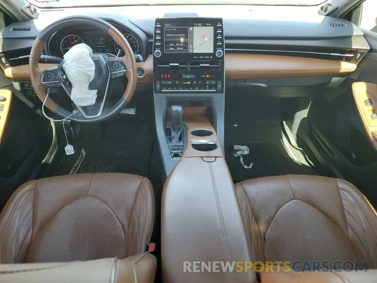 8 fotografías del automóvil dañado 4T1BZ1FB0KU025176 TOYOTA AVALON 2019