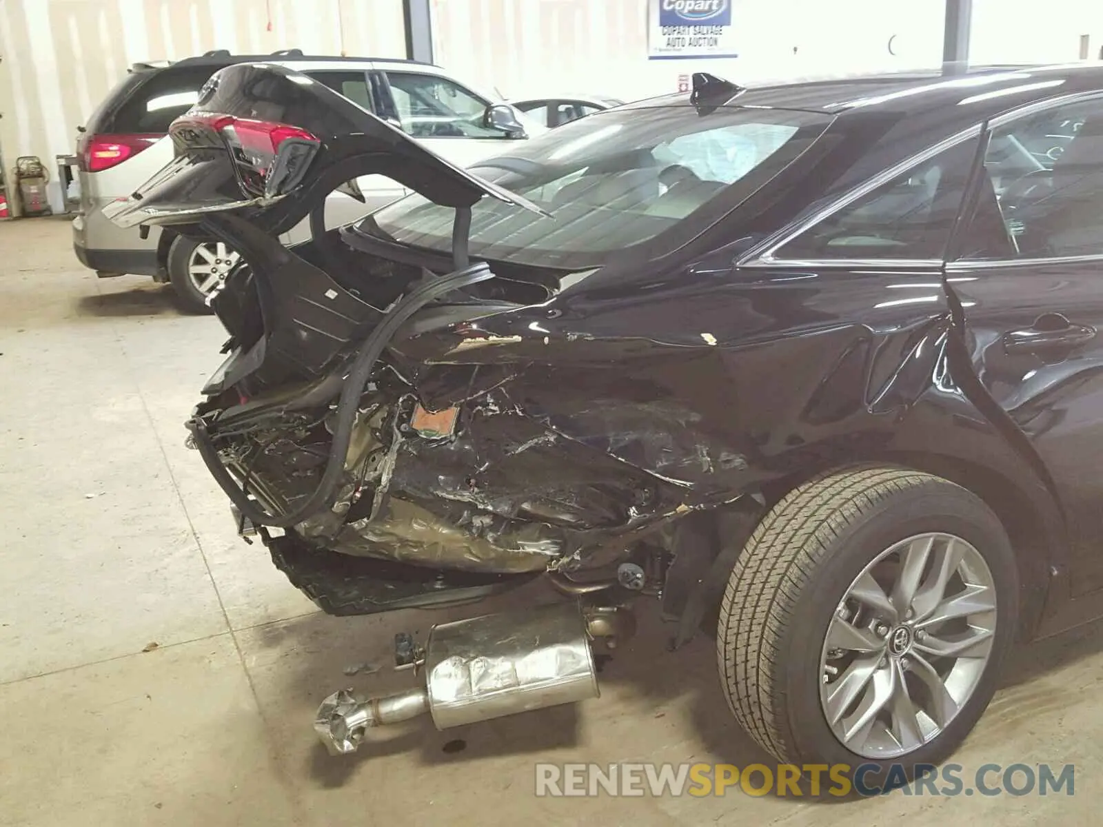 9 fotografías del automóvil dañado 4T1BZ1FB1KU003364 TOYOTA AVALON 2019