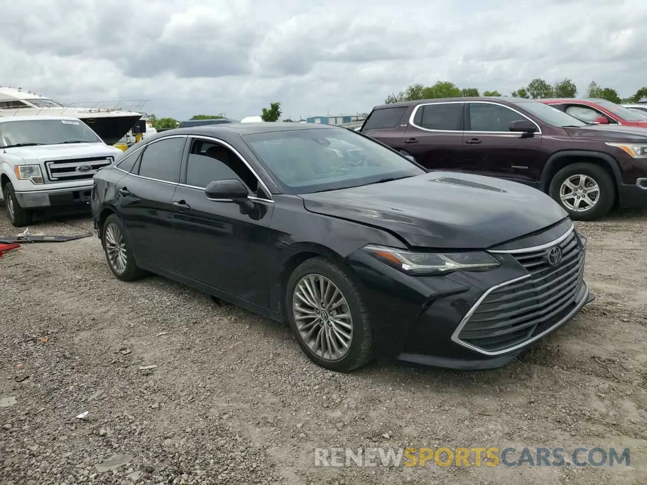 4 fotografías del automóvil dañado 4T1BZ1FB1KU003493 TOYOTA AVALON 2019