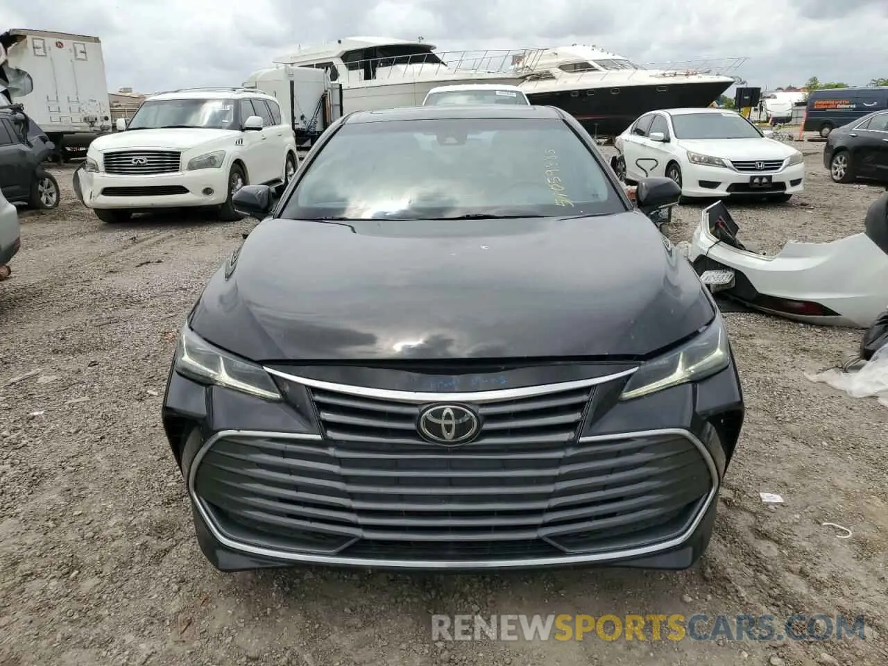 5 fotografías del automóvil dañado 4T1BZ1FB1KU003493 TOYOTA AVALON 2019