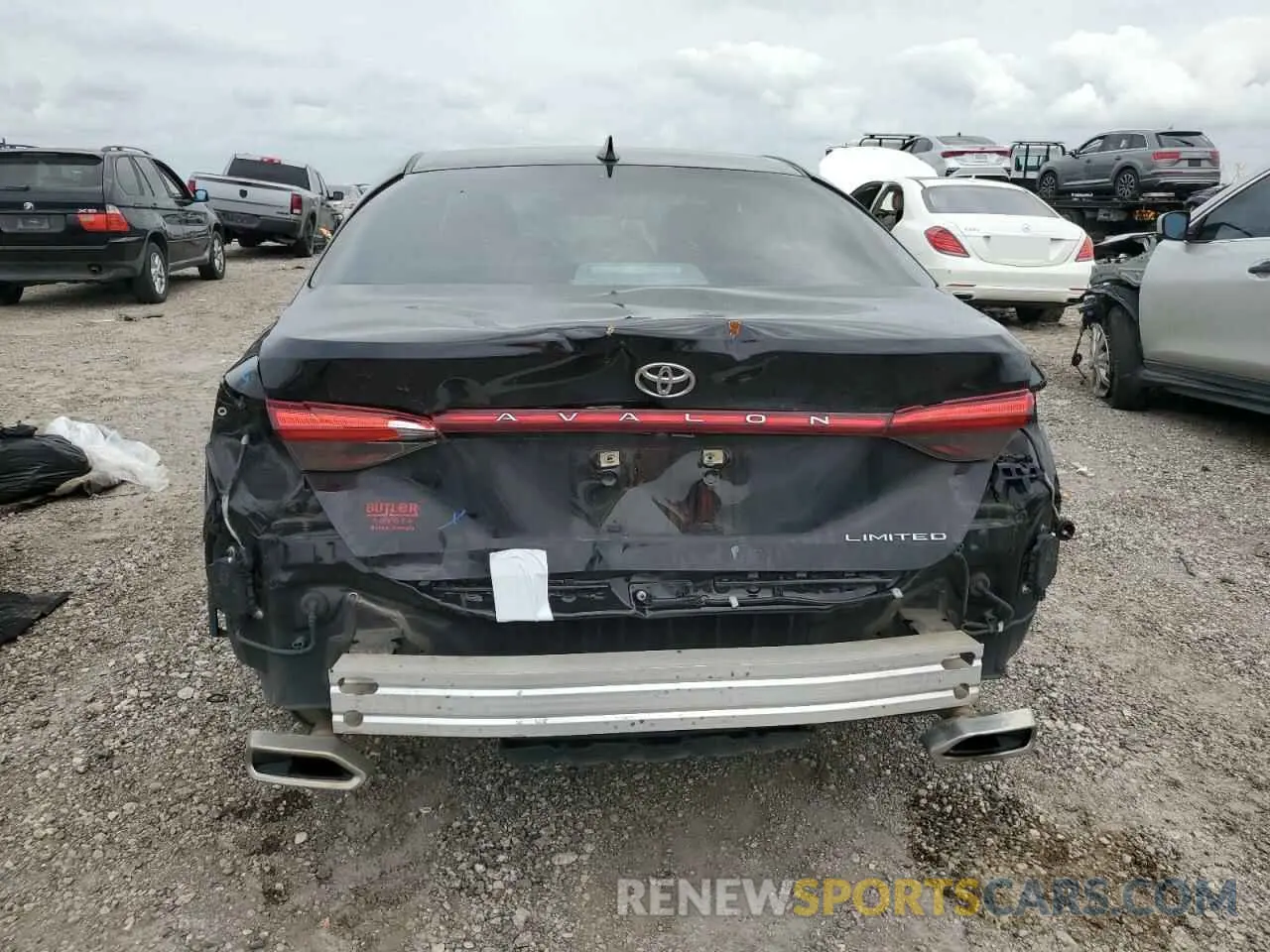 6 fotografías del automóvil dañado 4T1BZ1FB1KU003493 TOYOTA AVALON 2019
