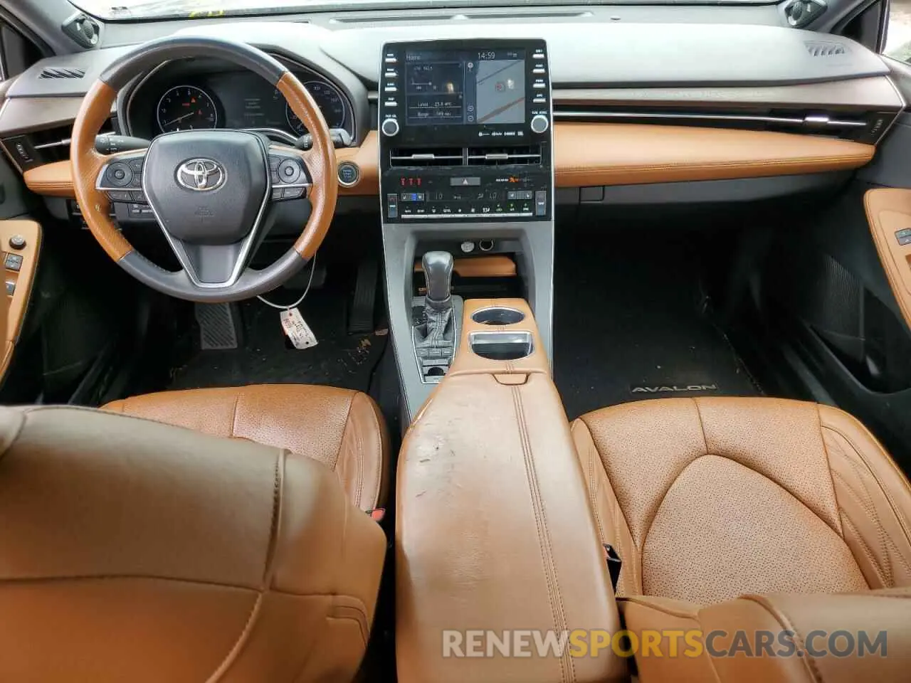 8 fotografías del automóvil dañado 4T1BZ1FB1KU003493 TOYOTA AVALON 2019