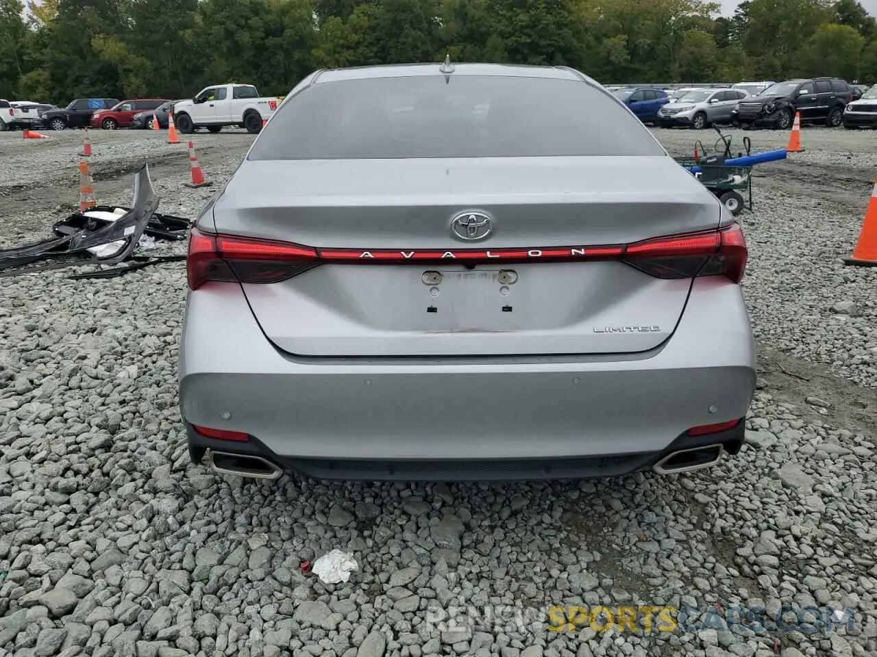 6 fotografías del automóvil dañado 4T1BZ1FB1KU030225 TOYOTA AVALON 2019