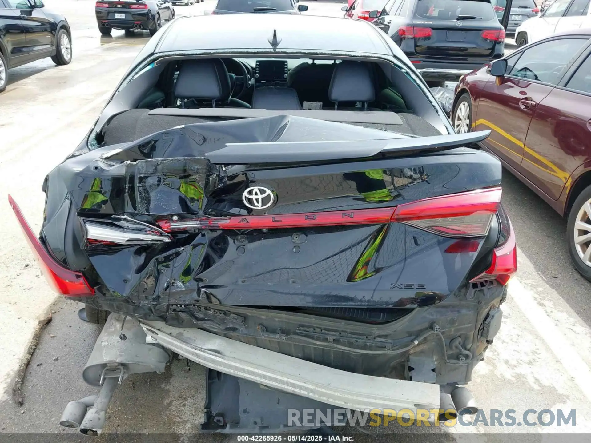 17 fotografías del automóvil dañado 4T1BZ1FB2KU012283 TOYOTA AVALON 2019