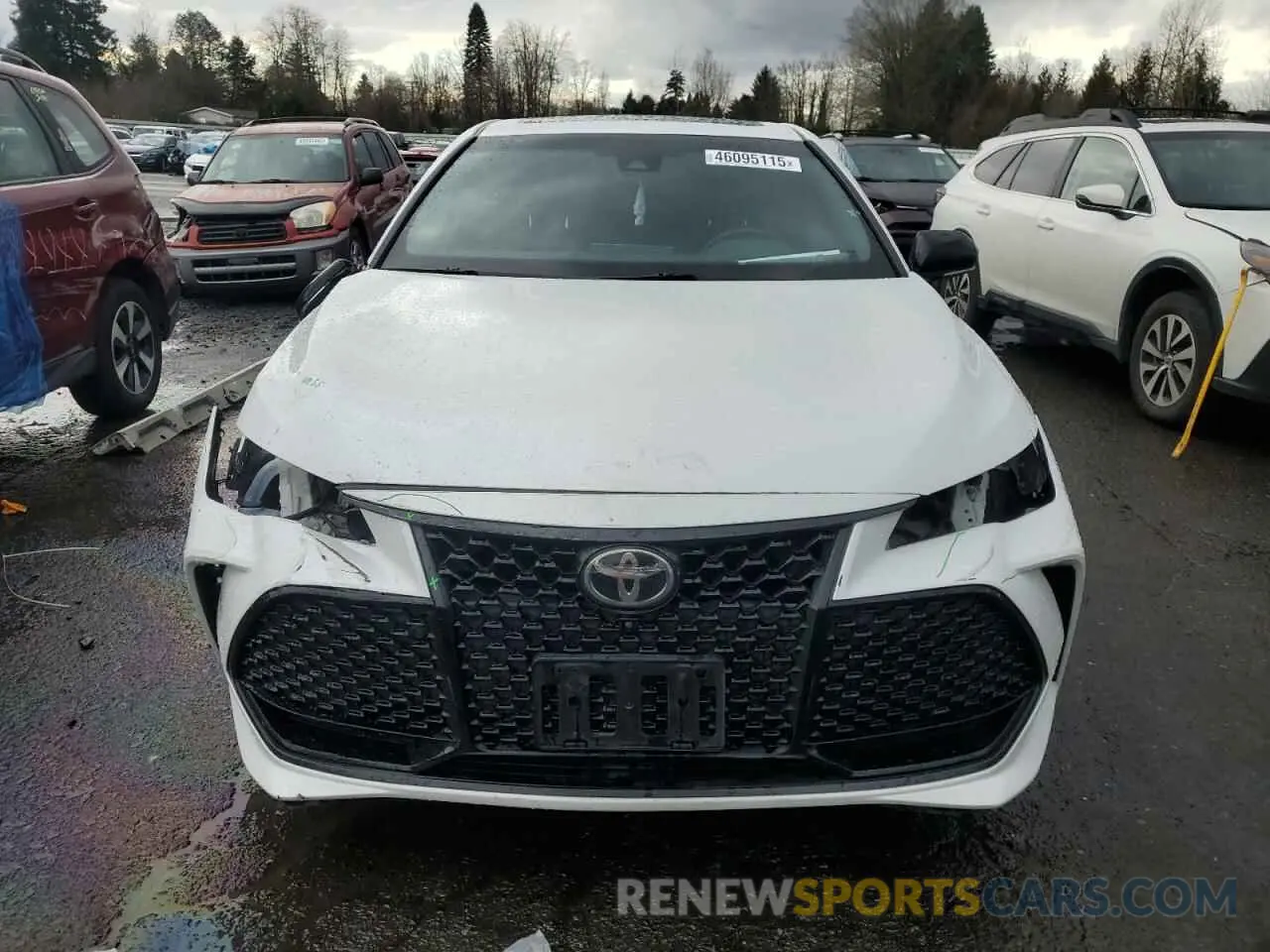 5 fotografías del automóvil dañado 4T1BZ1FB3KU006475 TOYOTA AVALON 2019