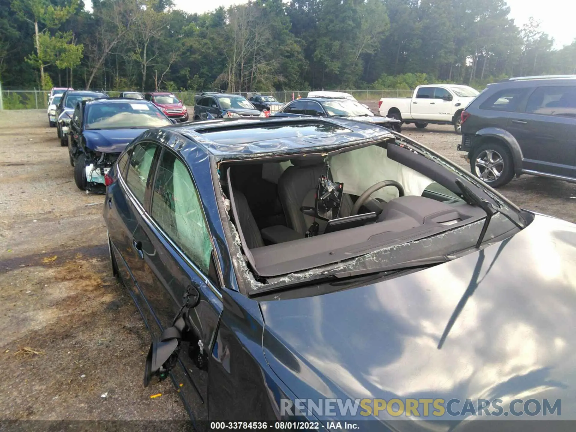 6 fotografías del automóvil dañado 4T1BZ1FB4KU006534 TOYOTA AVALON 2019