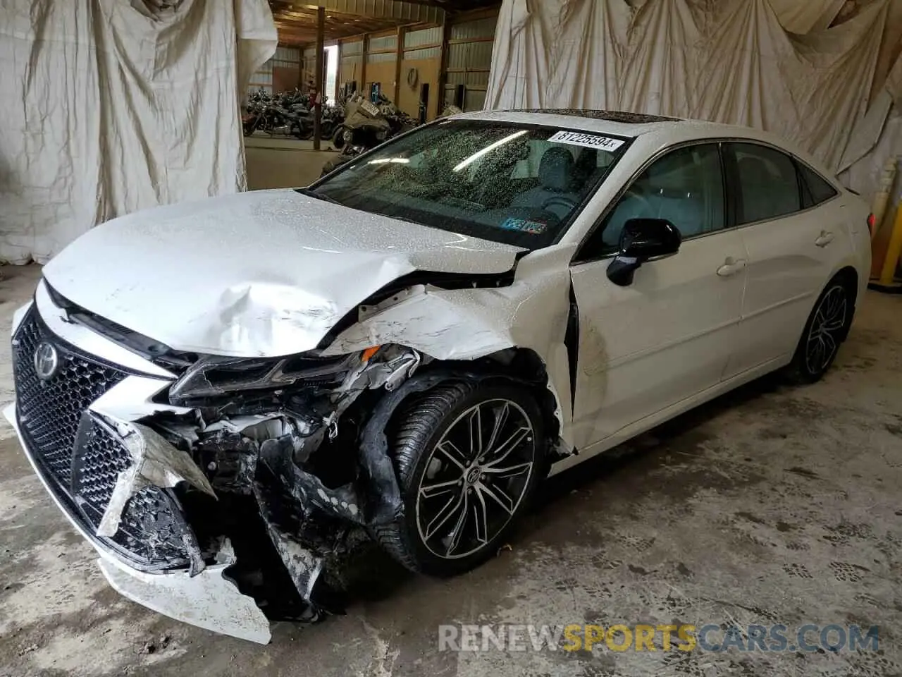 1 fotografías del automóvil dañado 4T1BZ1FB4KU020756 TOYOTA AVALON 2019