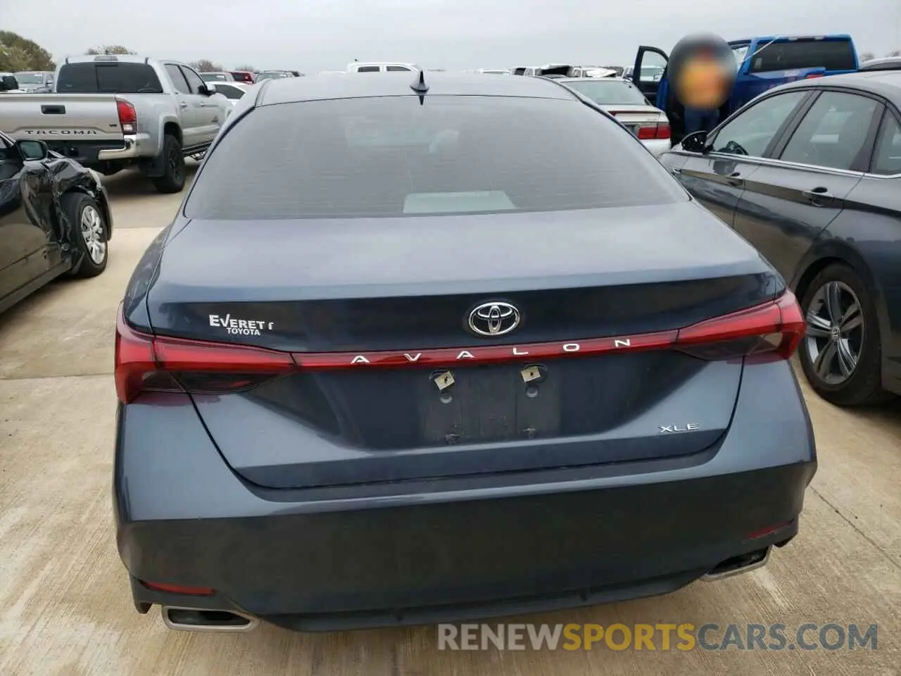 6 fotografías del automóvil dañado 4T1BZ1FB5KU006056 TOYOTA AVALON 2019