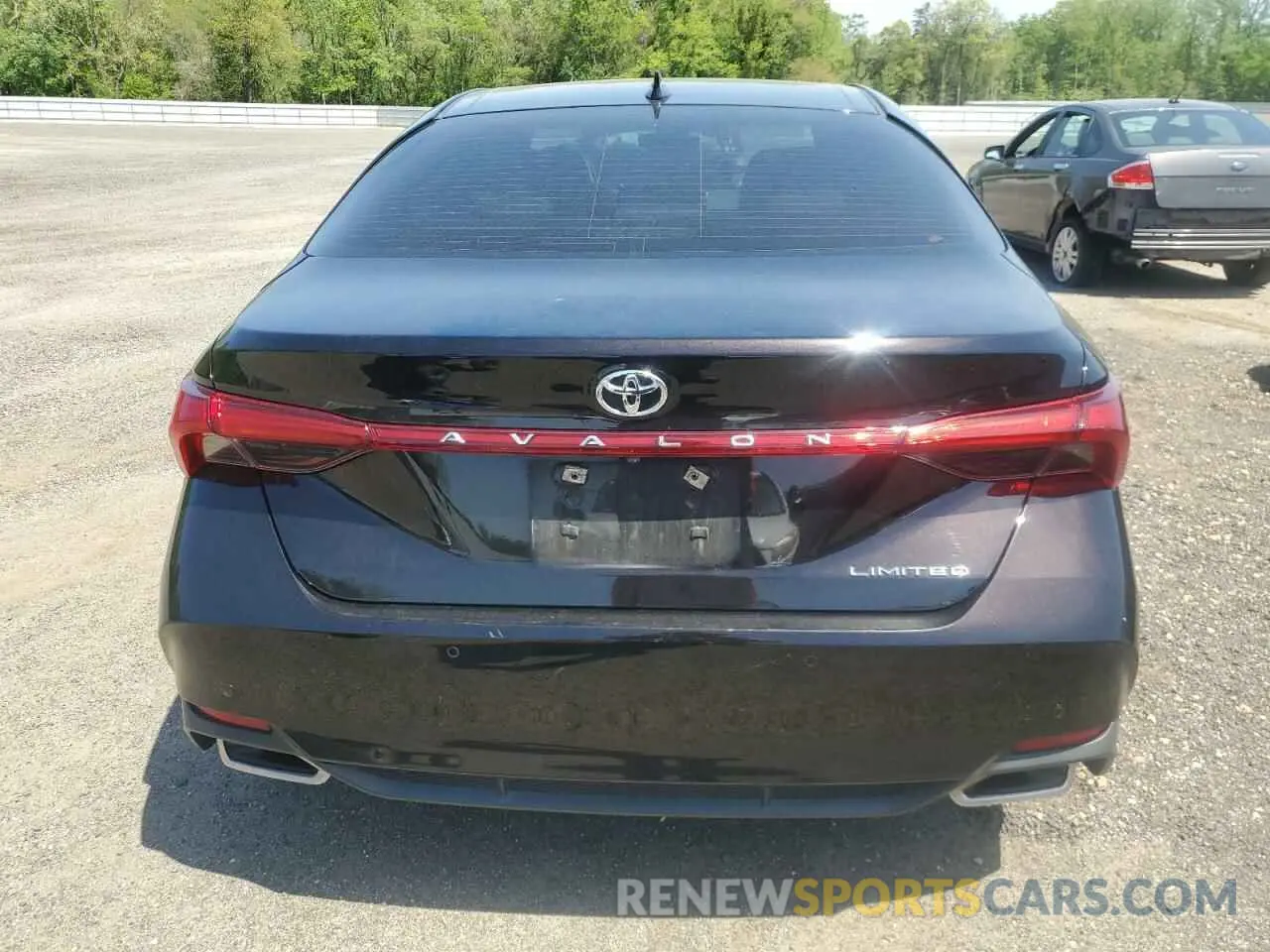 6 fotografías del automóvil dañado 4T1BZ1FB5KU032561 TOYOTA AVALON 2019