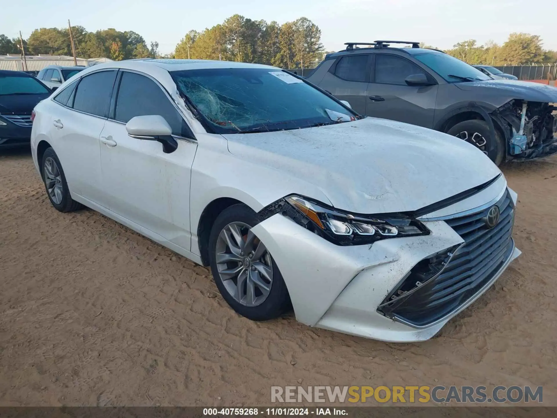 1 fotografías del automóvil dañado 4T1BZ1FB5KU034729 TOYOTA AVALON 2019