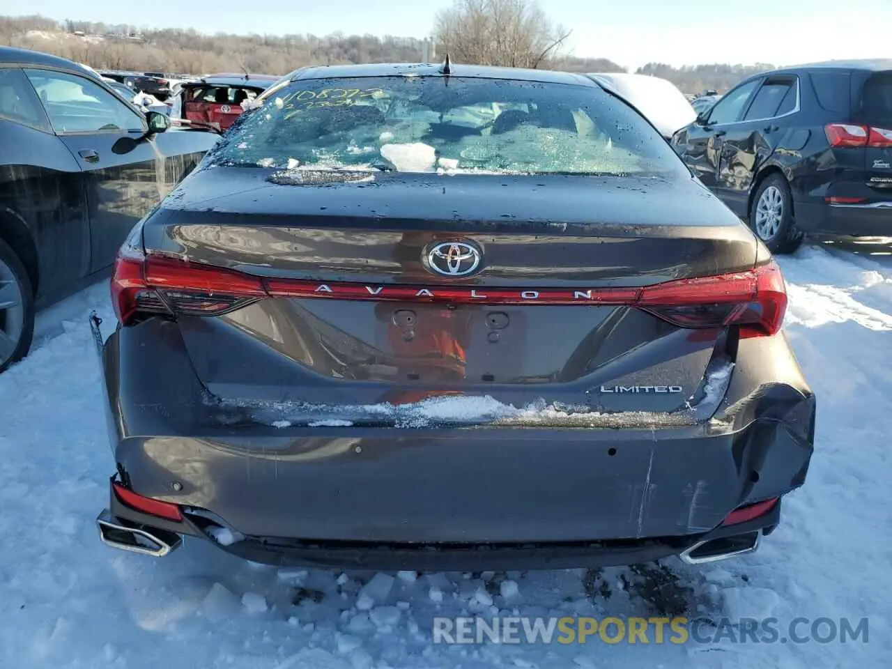 6 fotografías del automóvil dañado 4T1BZ1FB6KU005563 TOYOTA AVALON 2019