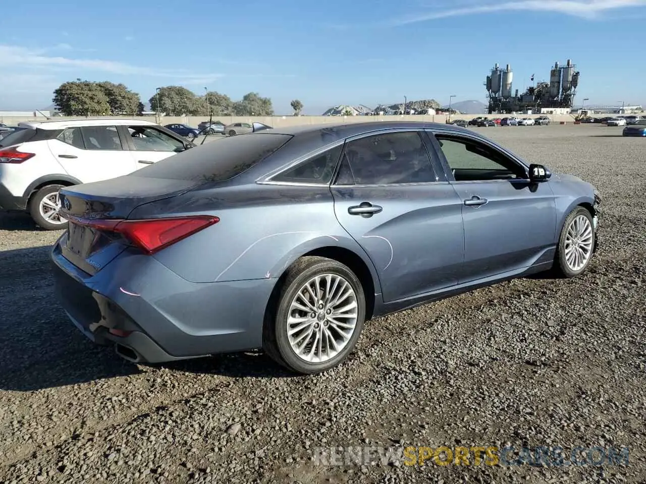 3 fotografías del automóvil dañado 4T1BZ1FB6KU018801 TOYOTA AVALON 2019