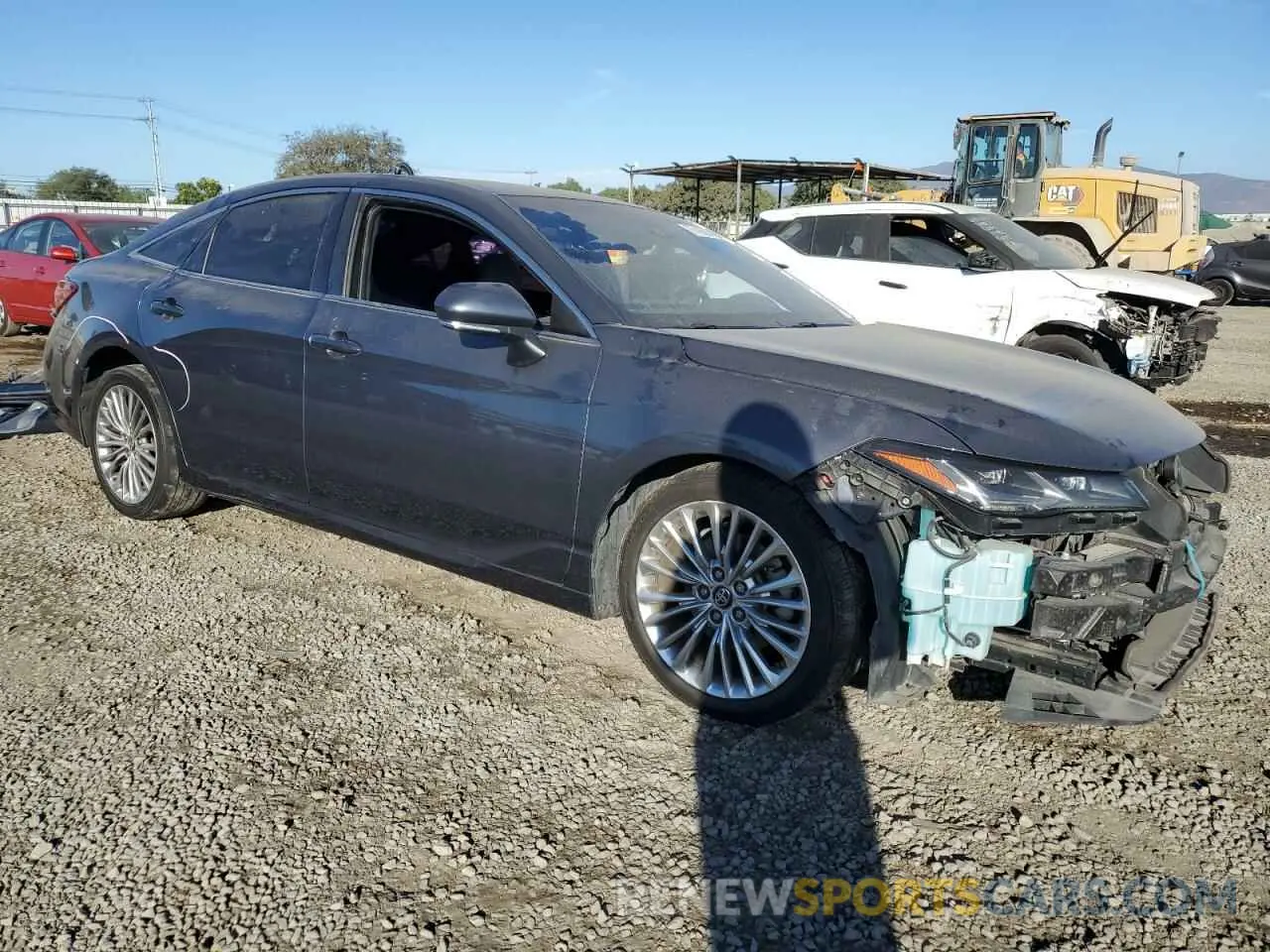 4 fotografías del automóvil dañado 4T1BZ1FB6KU018801 TOYOTA AVALON 2019