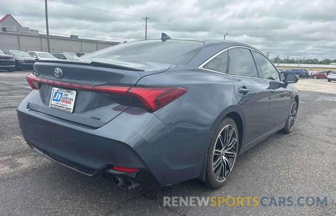 4 fotografías del automóvil dañado 4T1BZ1FB7KU030486 TOYOTA AVALON 2019