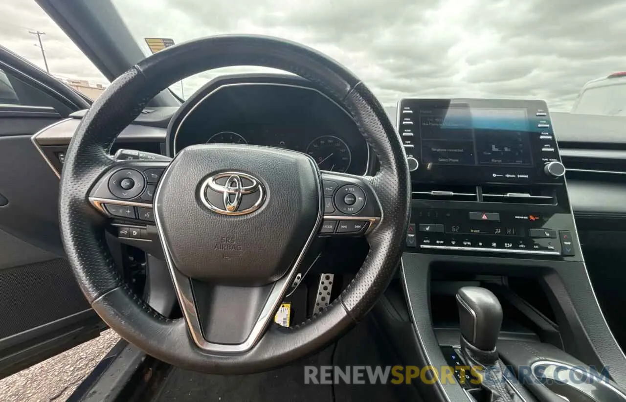 9 fotografías del automóvil dañado 4T1BZ1FB7KU030486 TOYOTA AVALON 2019