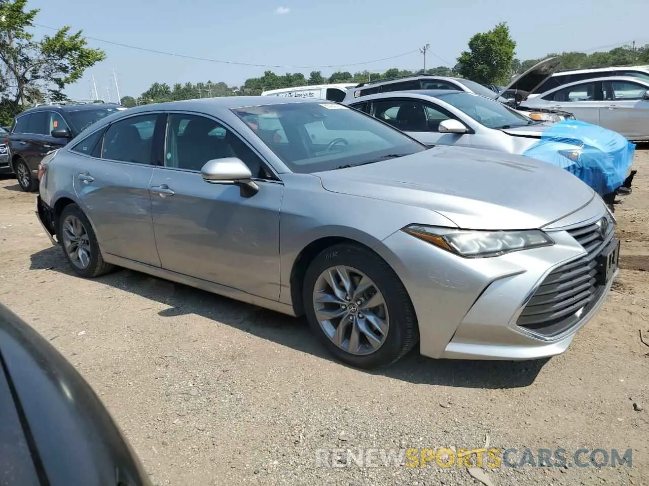 4 fotografías del automóvil dañado 4T1BZ1FB7KU033629 TOYOTA AVALON 2019