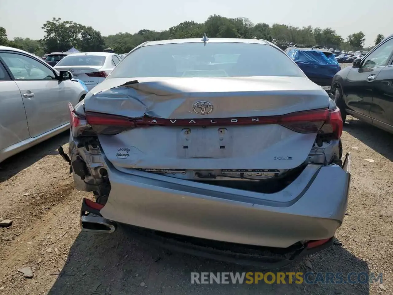 6 fotografías del automóvil dañado 4T1BZ1FB7KU033629 TOYOTA AVALON 2019