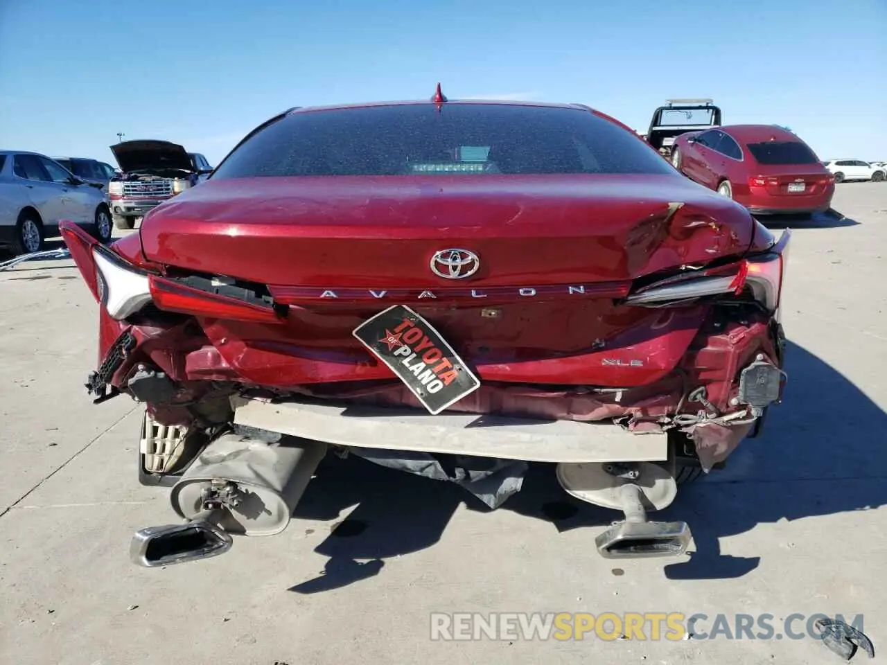 6 fotografías del automóvil dañado 4T1BZ1FB8KU014992 TOYOTA AVALON 2019
