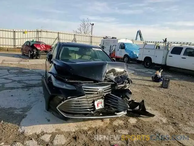 10 fotografías del automóvil dañado 4T1BZ1FB8KU023868 TOYOTA AVALON 2019