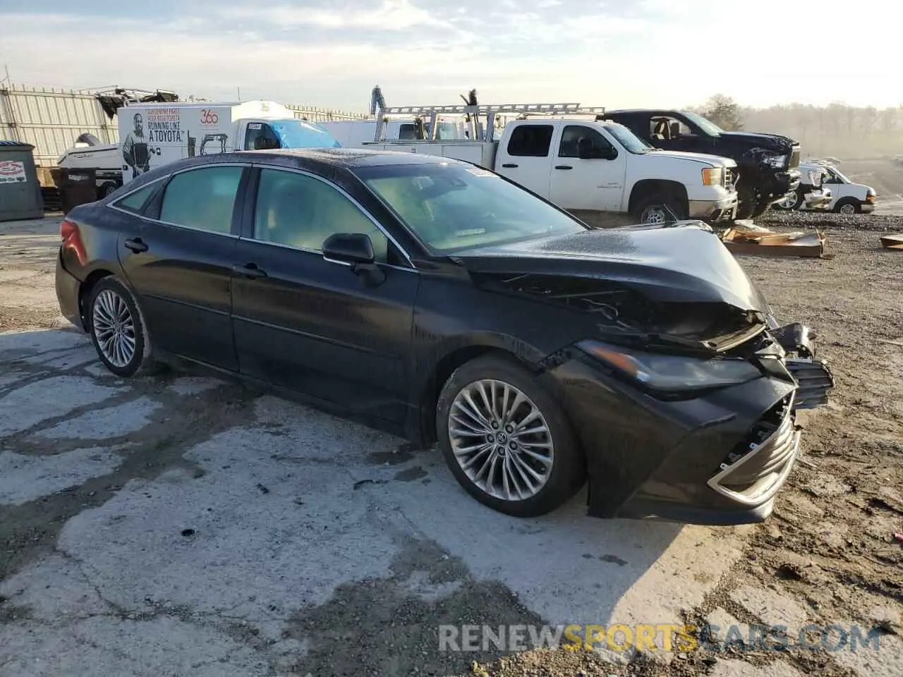 4 fotografías del automóvil dañado 4T1BZ1FB8KU023868 TOYOTA AVALON 2019