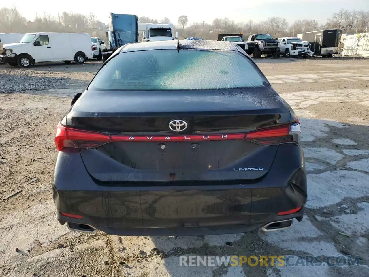 6 fotografías del automóvil dañado 4T1BZ1FB8KU023868 TOYOTA AVALON 2019