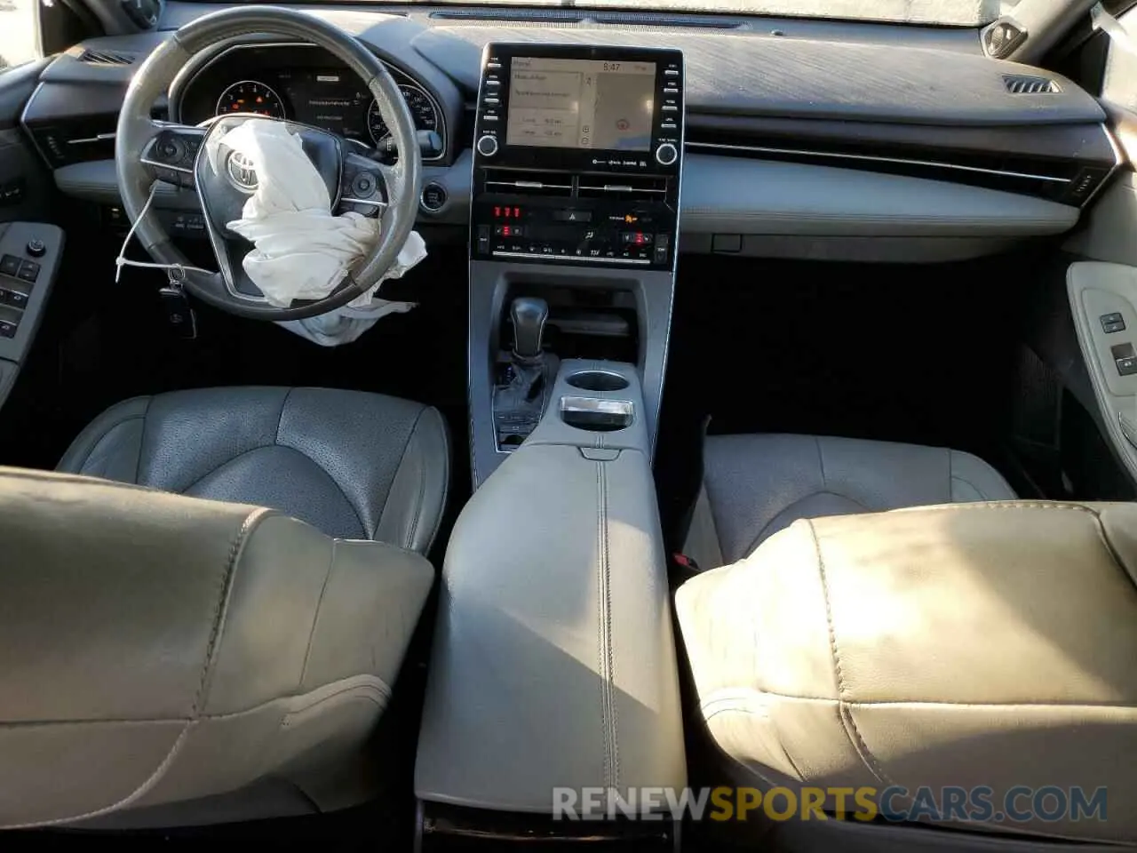 8 fotografías del automóvil dañado 4T1BZ1FB8KU023868 TOYOTA AVALON 2019