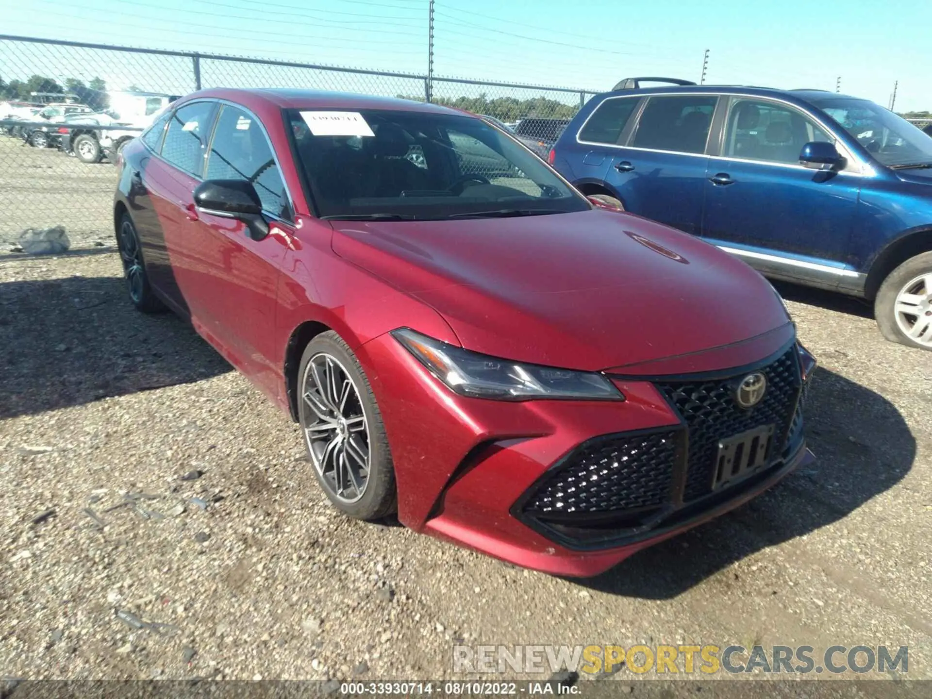 1 fotografías del automóvil dañado 4T1BZ1FB9KU019697 TOYOTA AVALON 2019