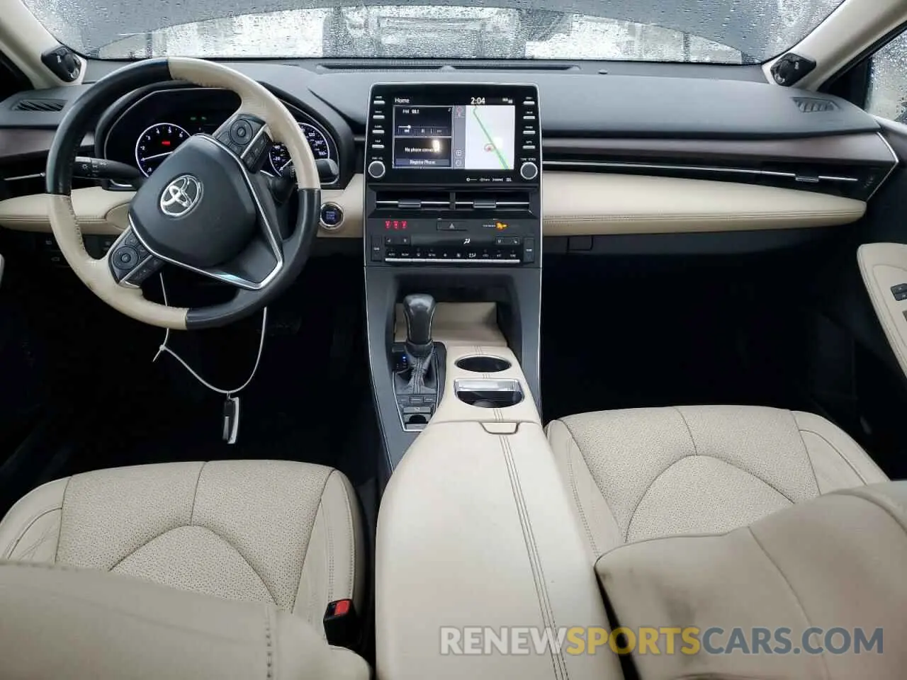 8 fotografías del automóvil dañado 4T1BZ1FB9KU037004 TOYOTA AVALON 2019