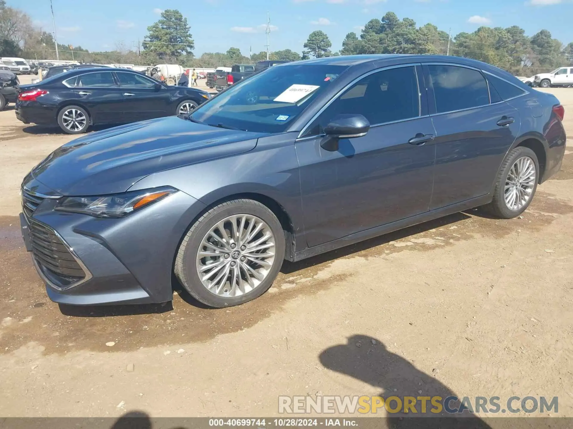 2 fotografías del automóvil dañado 4T1BZ1FBXKU010295 TOYOTA AVALON 2019
